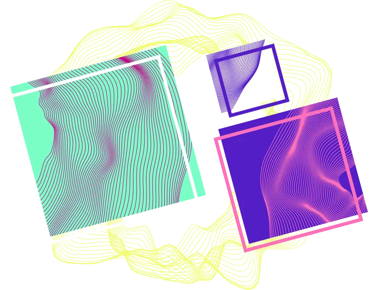 Generative art mockup