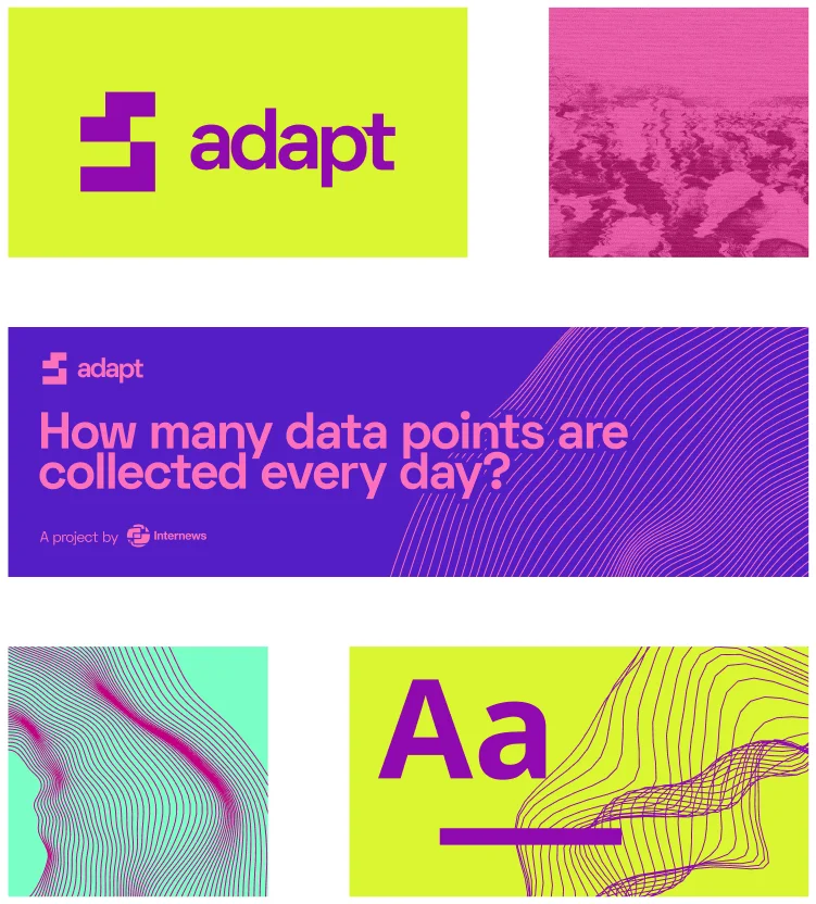 Adapt branding moodboard