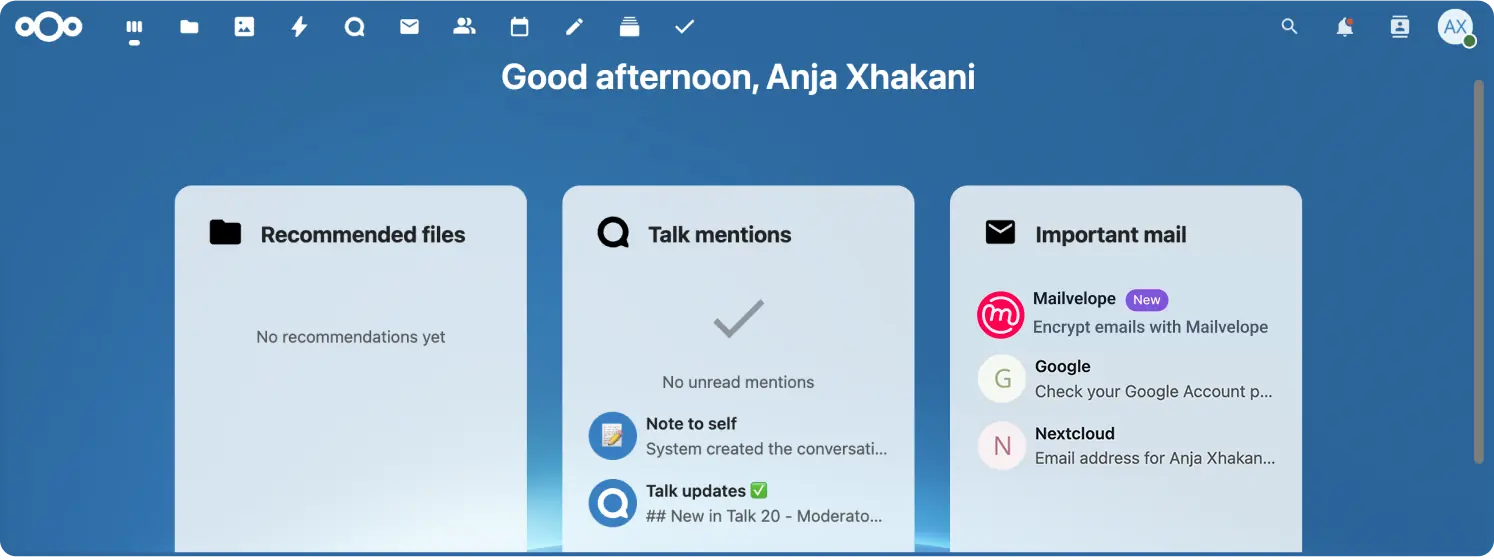 Mailvelope Nextcloud