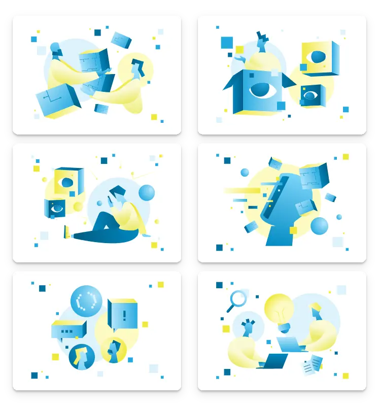 OTF Website Illustrations Compositions