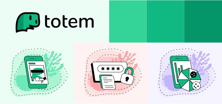 Totem branding moodboard