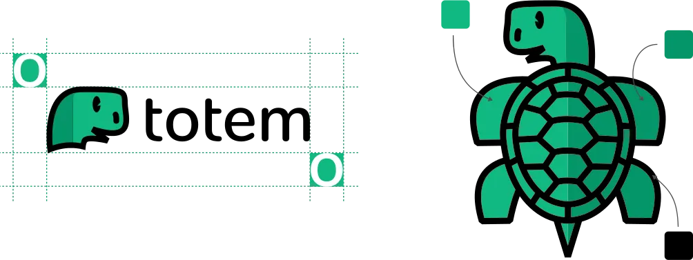 Totem logo safe spacing